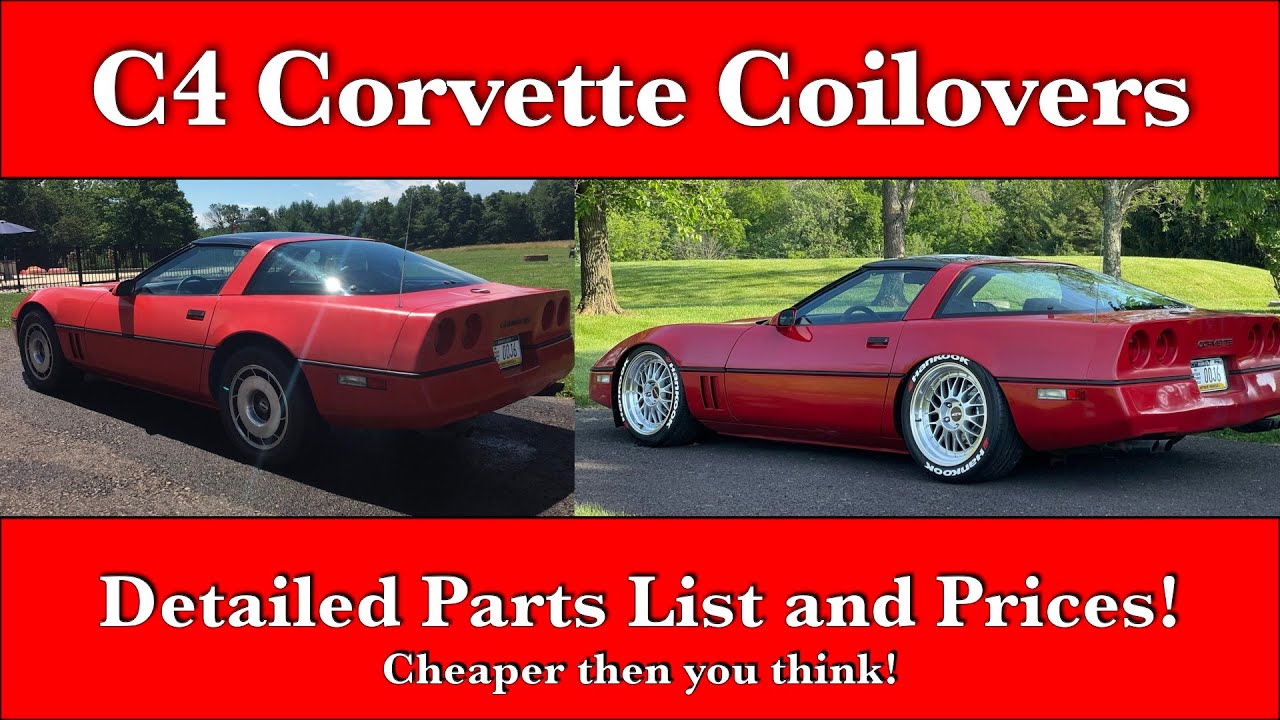 C4 Corvette Coilovers Parts and Prices.