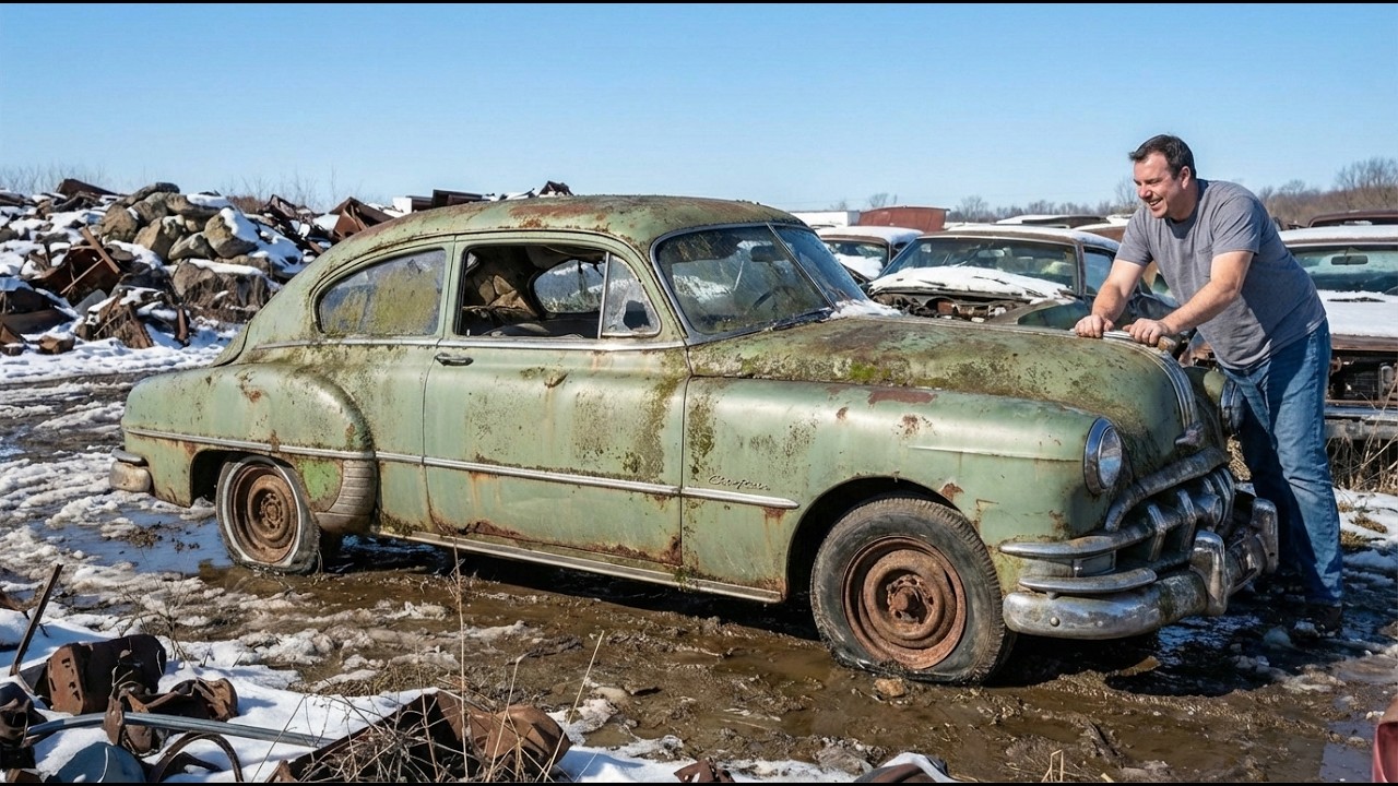 ASMR Car Restoration | 1949 Pontiac Chieftain (Iconic American Classic) From Rust to Showroom