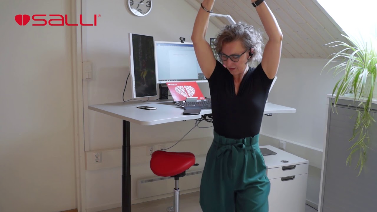 Ergonomic Salli Workstation - use the table more efficiently and exercise