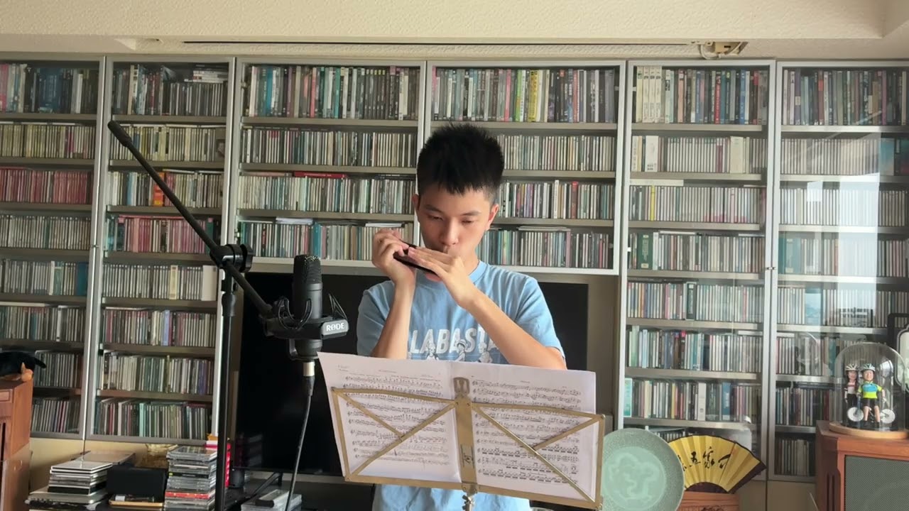 15yo plays Mendelssohn Violin Concerto E Minor OP.64 - 1st mov by Timothy Tang on harmonica