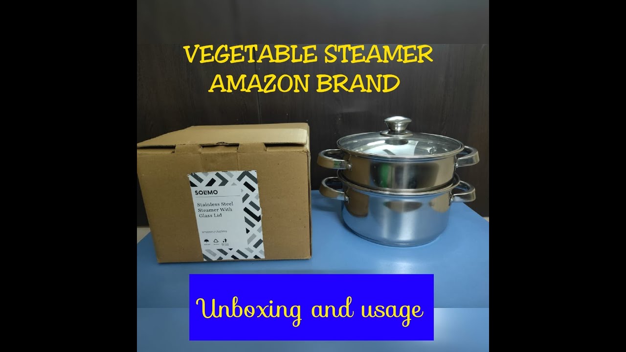 Solimo vegetable steamer unboxing