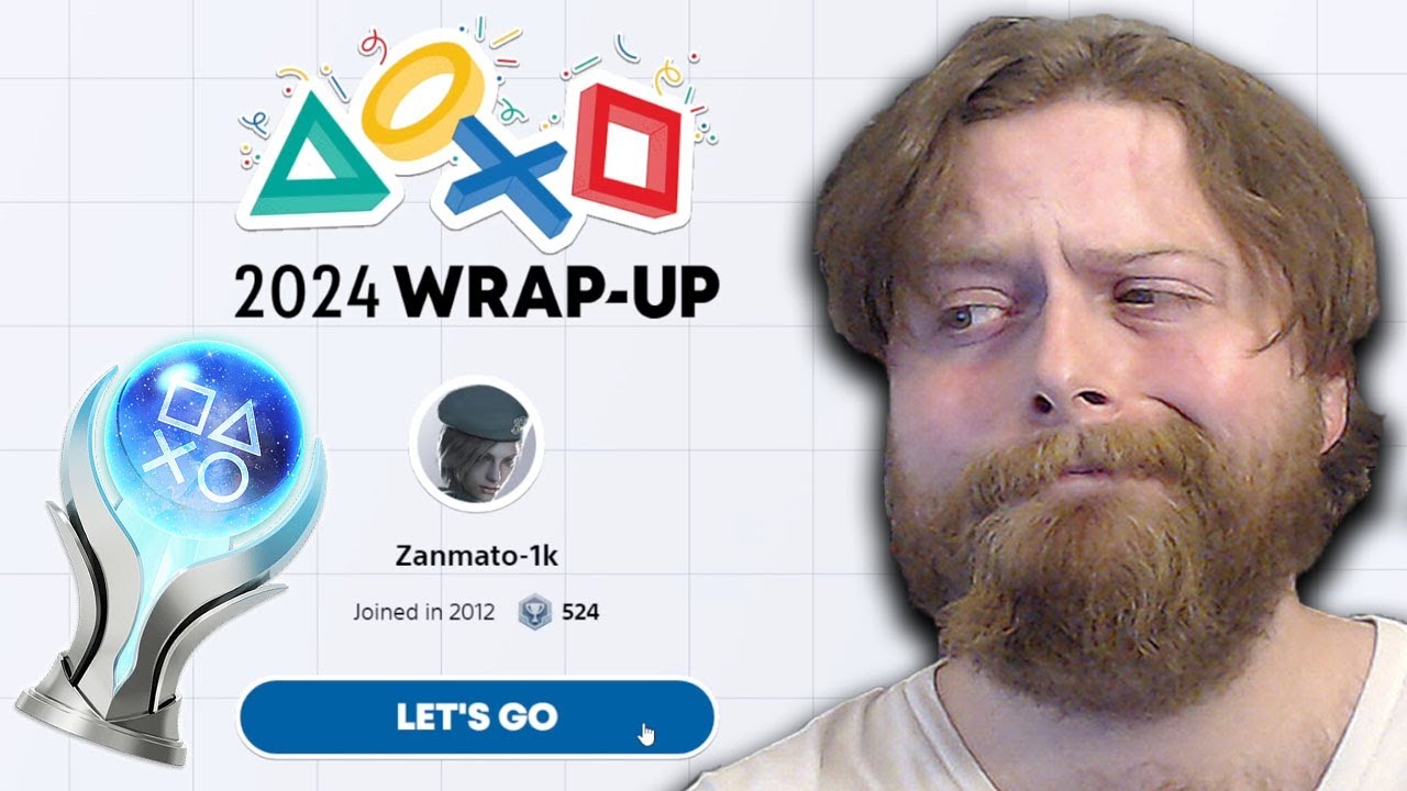 Итоги PlayStation 2024 | Статистика охоты за трофеями года!