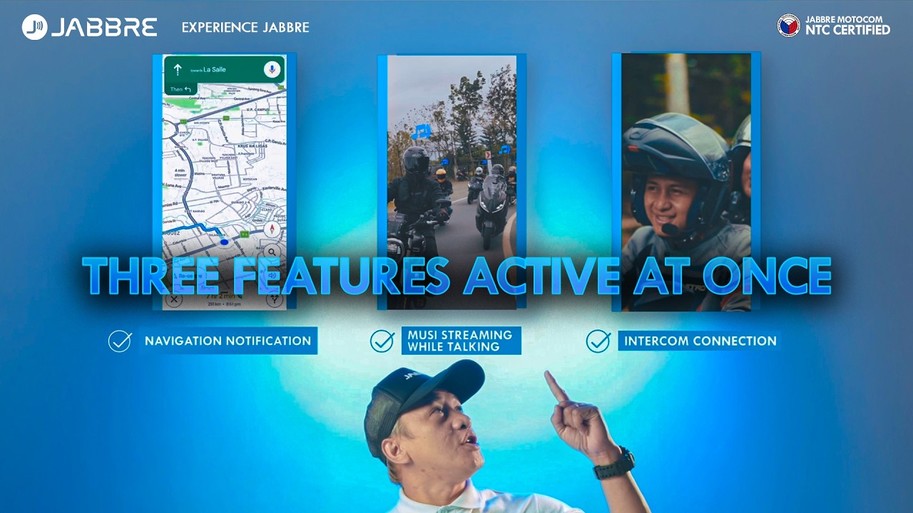Navigation Notification + Music Streaming + Mesh Intercom - 3 features simultaneously working