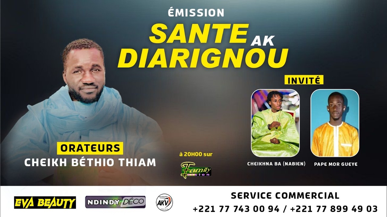 Emission Siante Ak Diarignou Avec Cheikhna Ba Le Petit Nabien