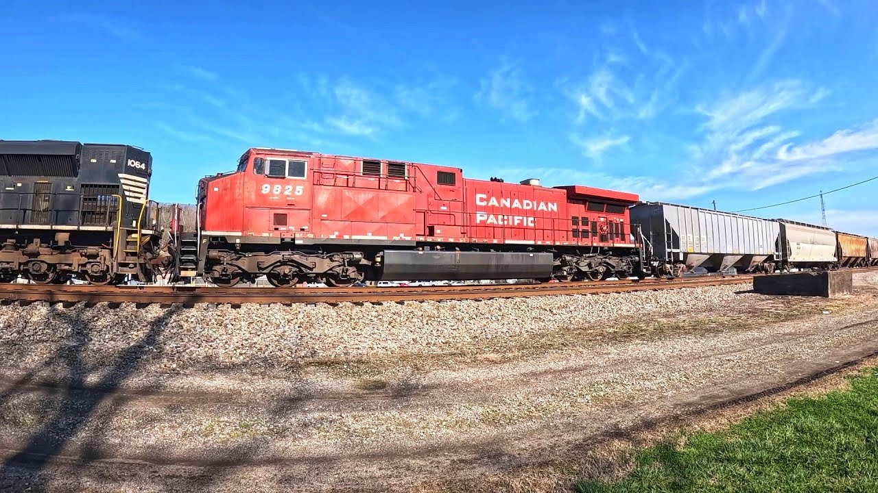 Norfolk Southern 173 with A CP trailing Southbound in Rockwood Tennessee  