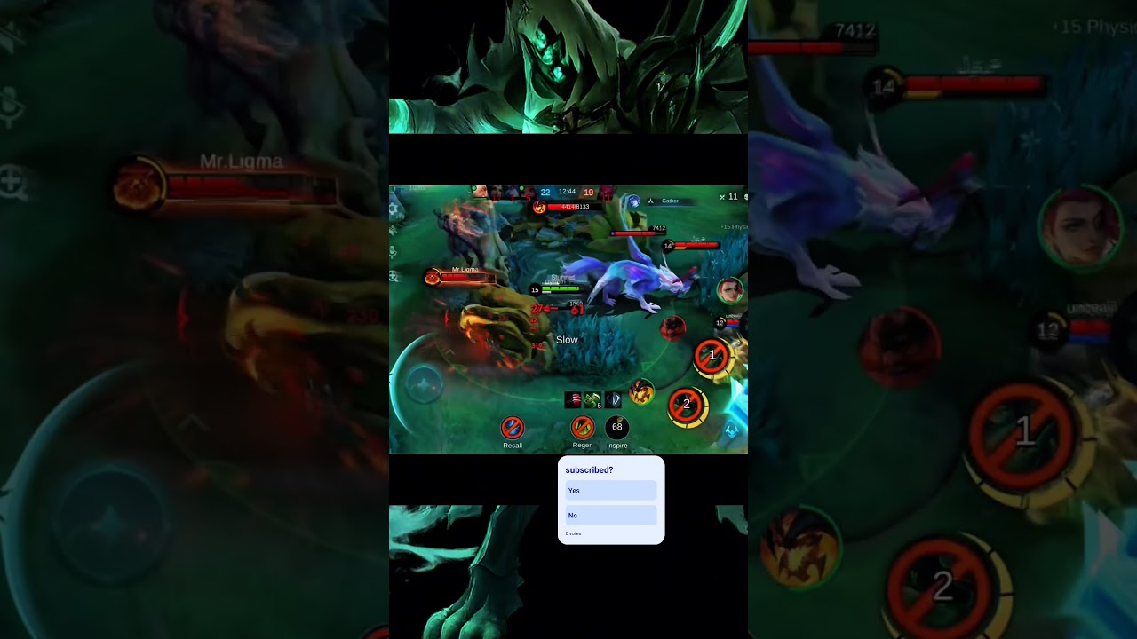 Argus vs Thamuz #mobilelegends #mlbb #argus #thamuz #short #shorts