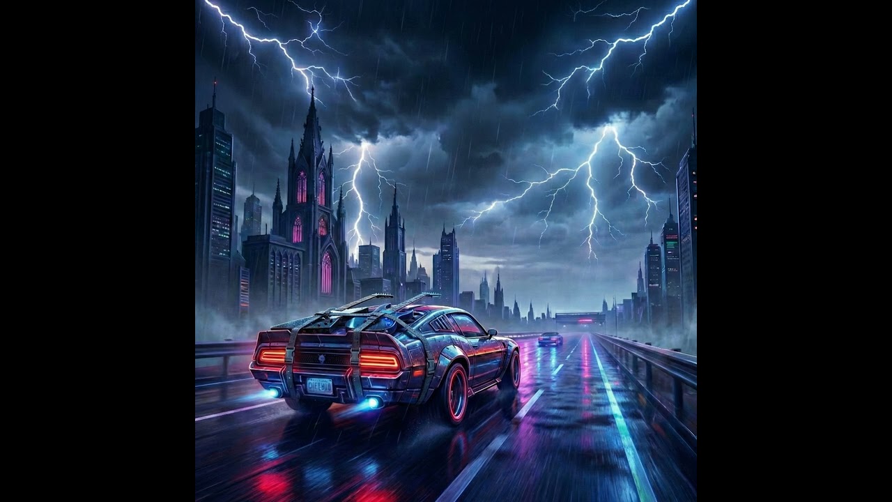 Neon overdrive! (Synthwave/Nu-metal) Instrumental