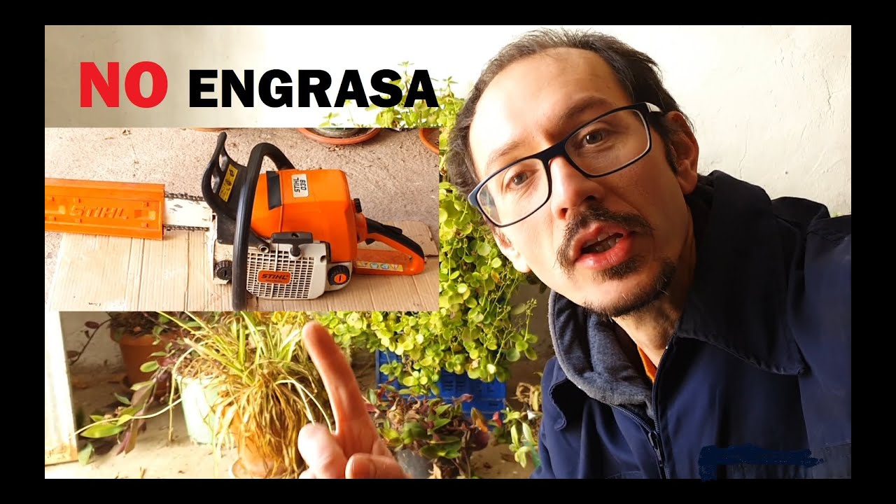 Motosierra tira aceite pero no lubrica cadena ¿Cómo es posible? Vemos lo que pasa...