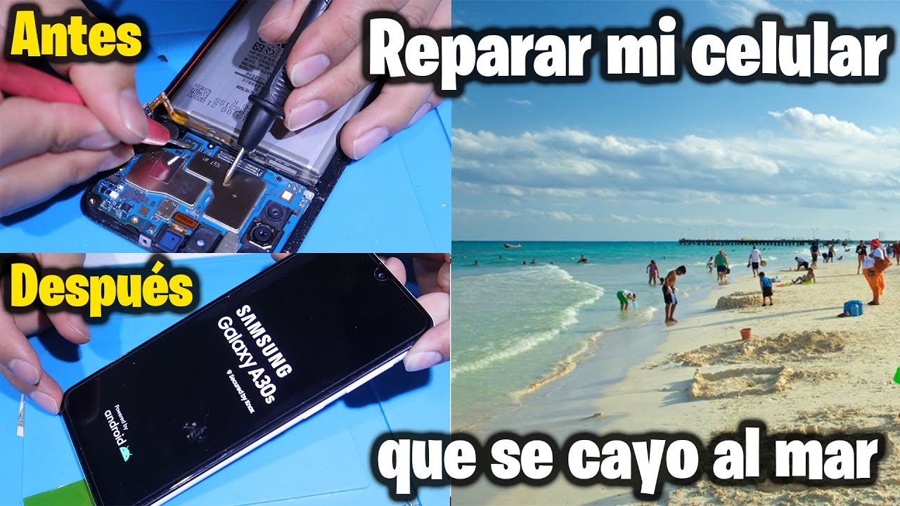 Mi celular se cayó al agua y no enciende Solución y Reparación