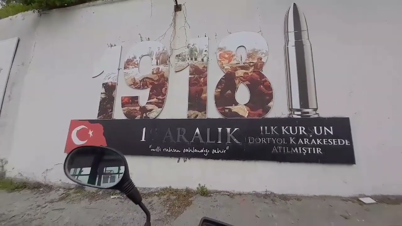 CG İLE DÖRTYOL' U GEZİYORUM. ilk kurşun