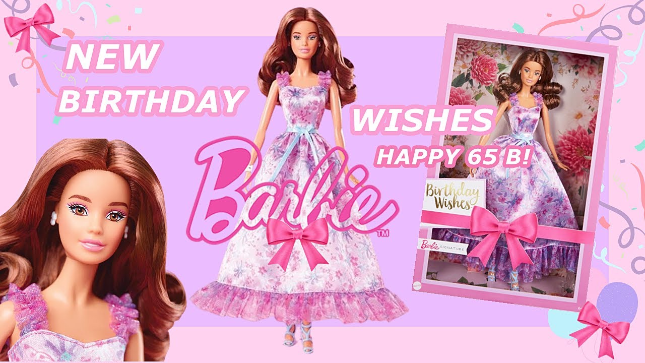 2024 Birthday Wishes Barbie 🎉 Unboxing & Review ✨ HAPPY 65TH BIRTHDAY BARBIE ✨💜