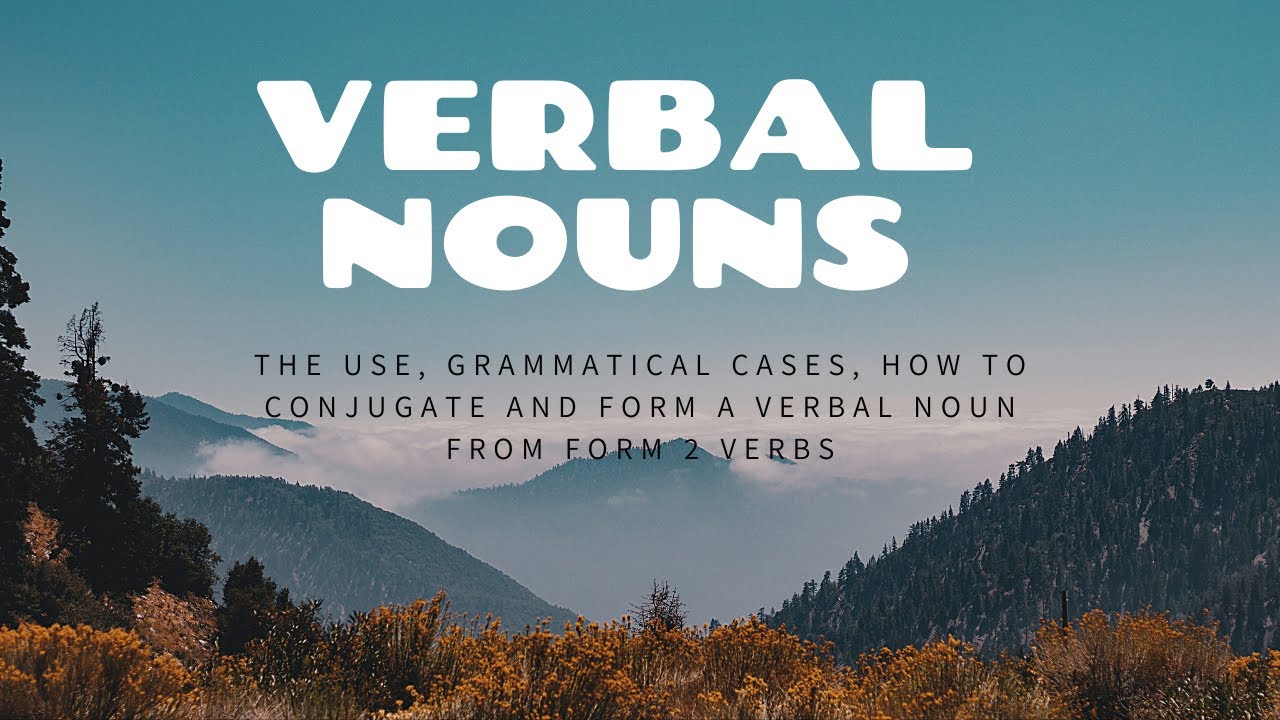 Verbal nouns from Form 2 verbs, What you should know #levantineArabic #form2 #verbalnouns
