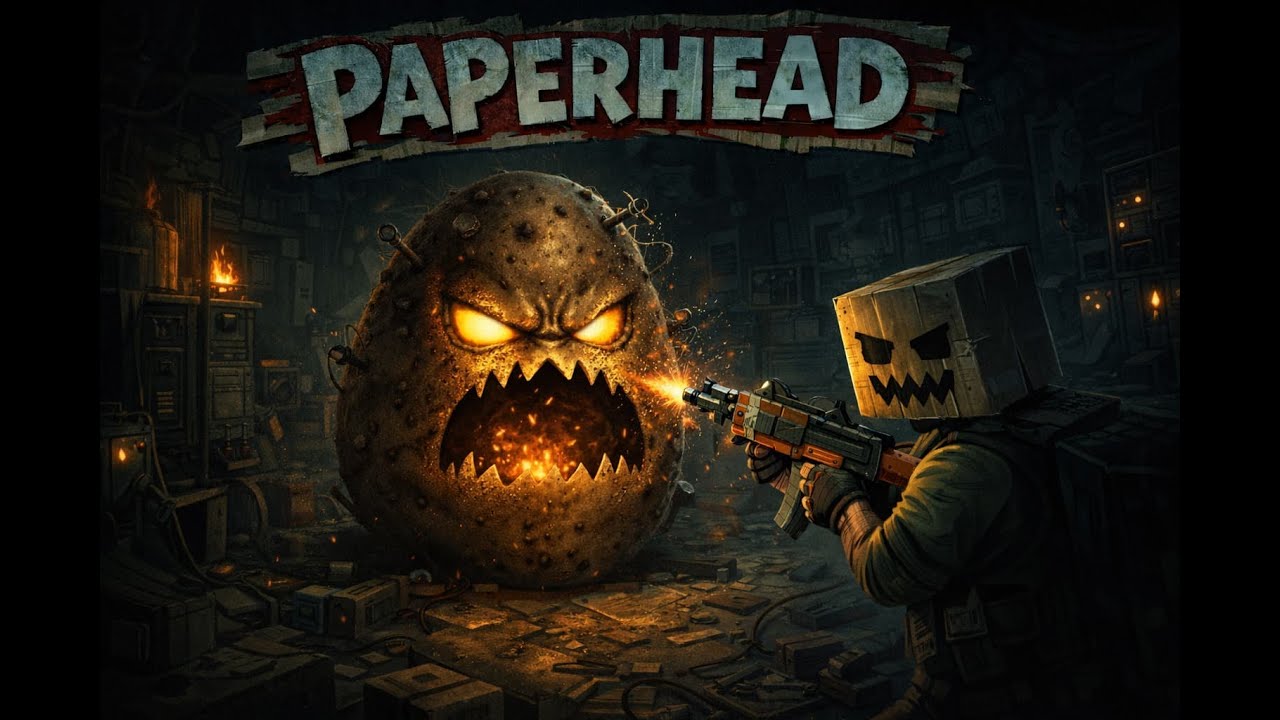 главный босс картошка? #ararhiya #twitch PaperHead EP0 ч3
