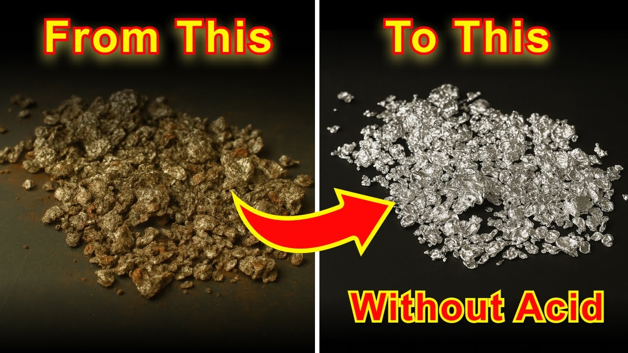 Refining Dirty Silver to Pure .999 – Cupellation ASMR