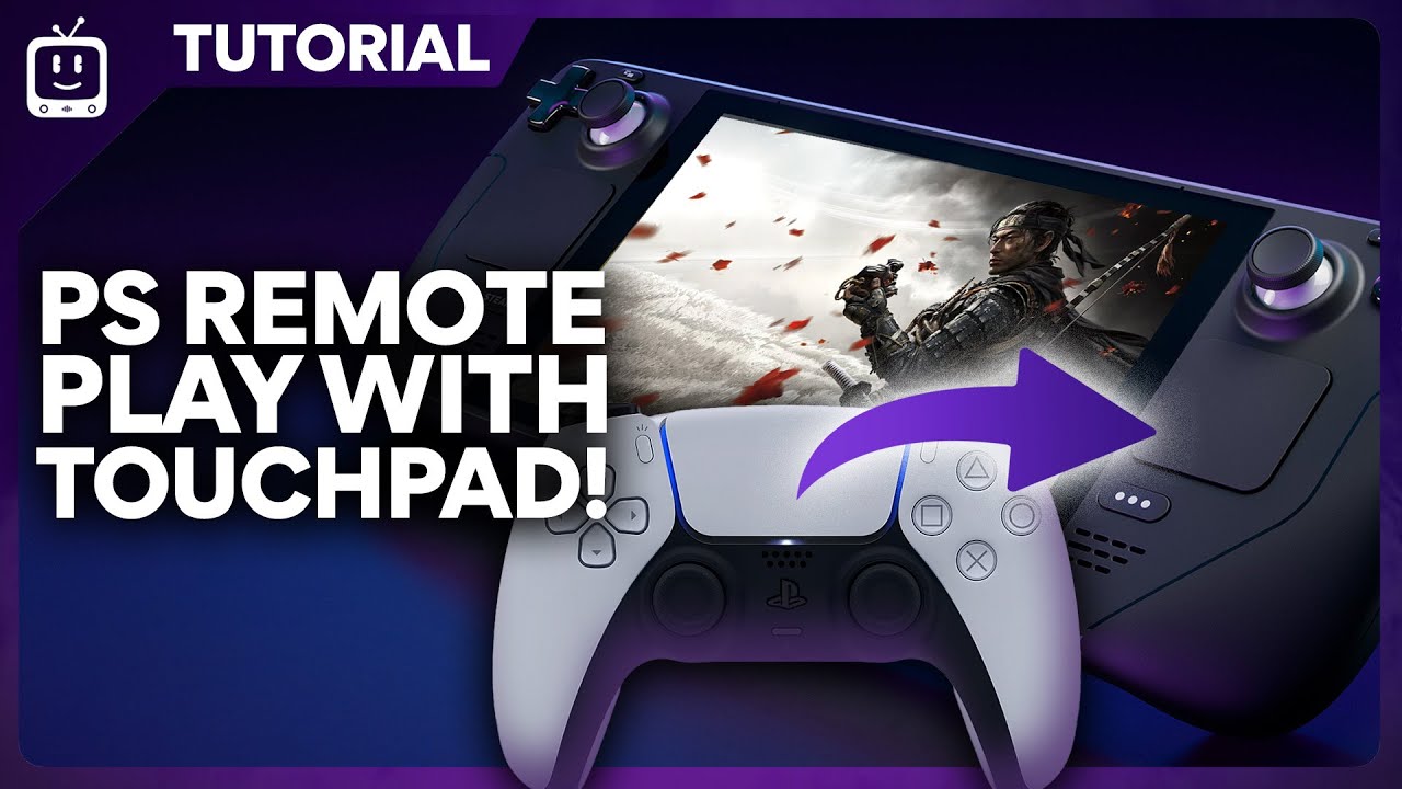 PlayStation Remote Play WITH Touchpad Support and MORE on Steam Deck Using Chiaki4Deck for PS4 + PS5