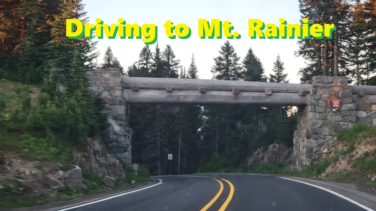 Driving from Yakima to Mt. Rainier