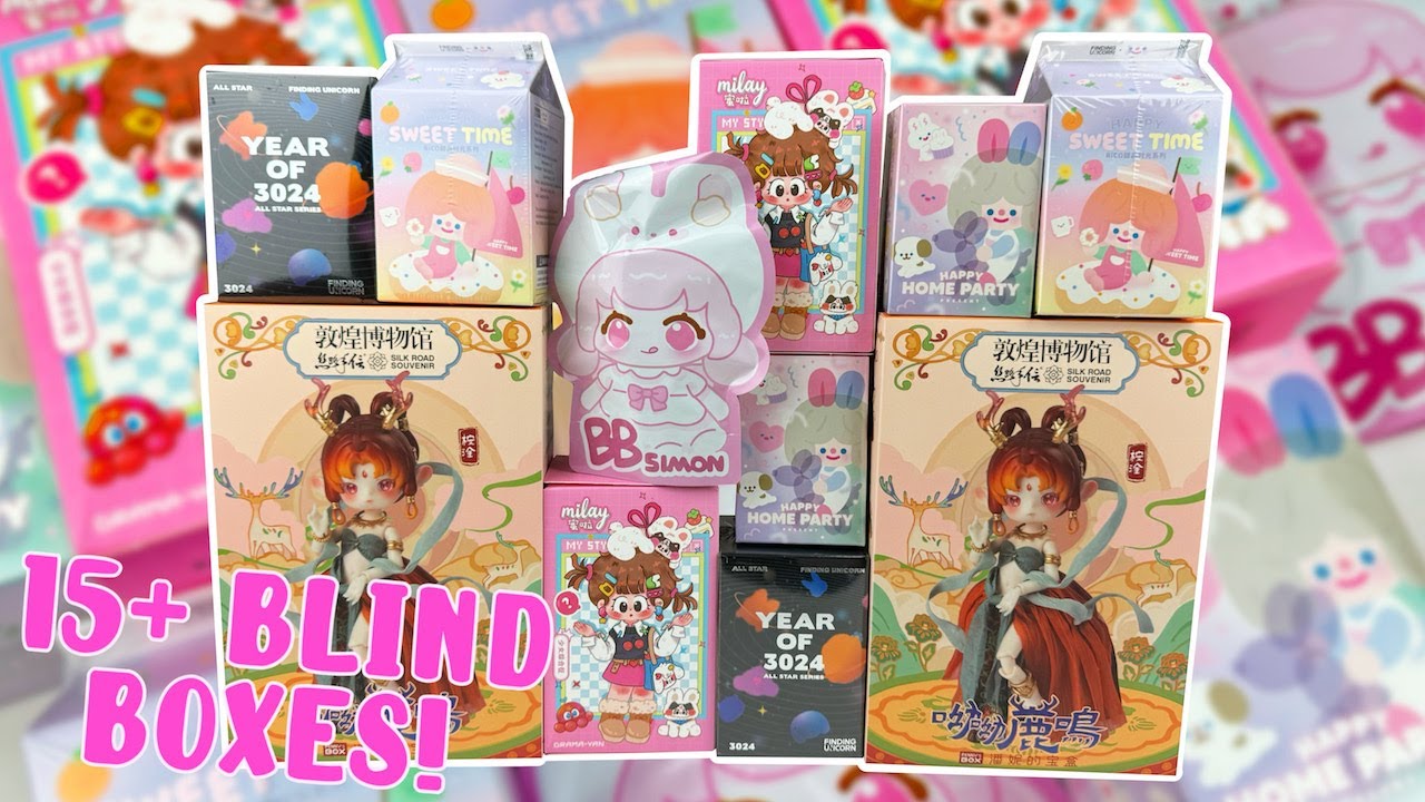 Открываю более 15 слепых коробок от KikaGoods! Игрушка 