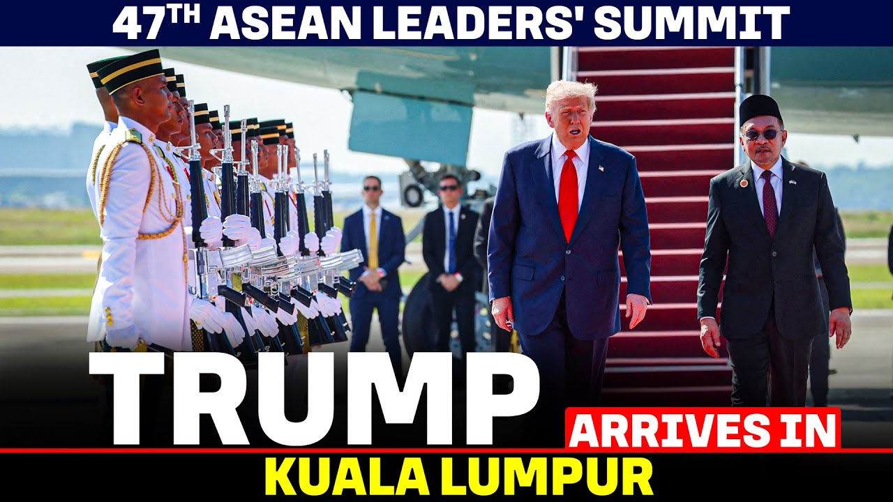 U.S. President Donald Trump arrives for 47th ASEAN Leaders' Summit in Kuala Lumpur