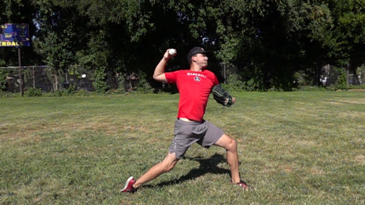 Catcher Throw Variation - Slow Motion | ROBBY ROWLAND