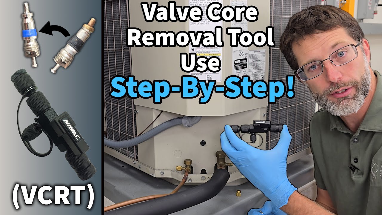 Step By Step Use of a VALVE CORE REMOVAL TOOL (VCRT) to Replace a Leaky Valve Core (Schrader Valve)