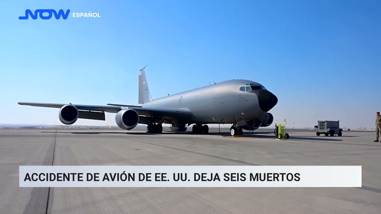 Accidente de avión cisterna de EE. UU. deja seis muertos en Irak