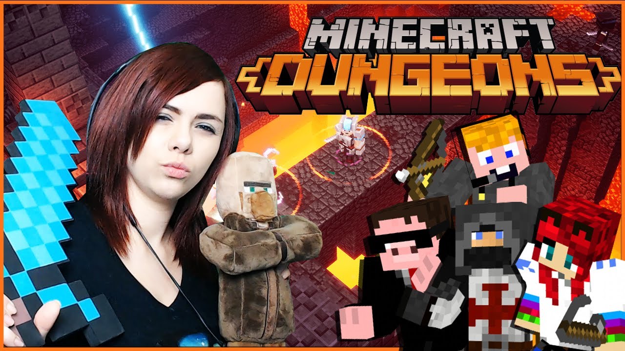 Minecraft Dungeons a Srácokkal! w/IceBlueBird, ZsDav, Chabinho