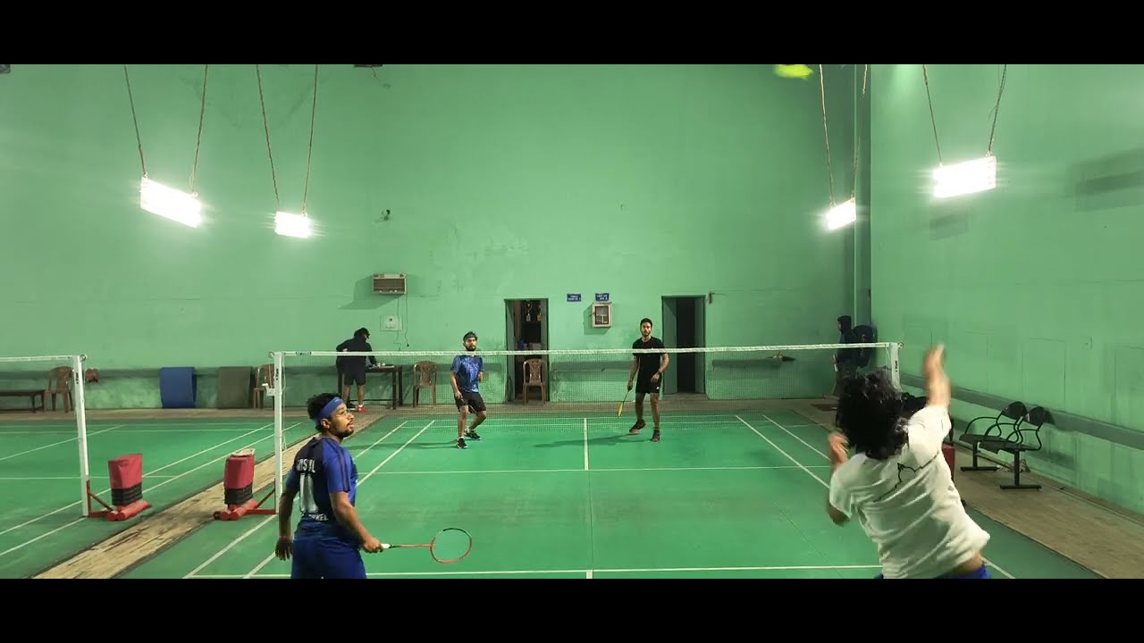 (1135) Vishal & Raju (Nepal) vs Ayush & Abhishek (Powerful Action Battle2) #badminton #doubles #iitr