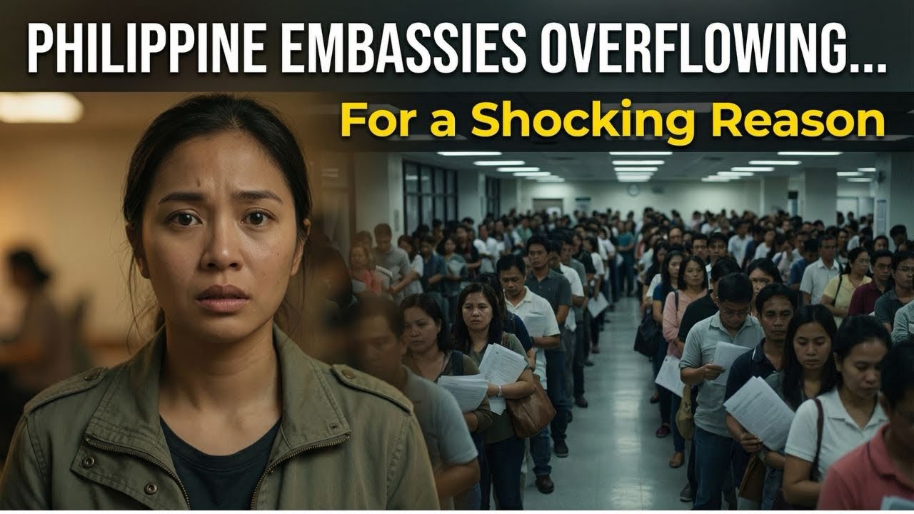 Embassy Crowded as Thousands Rush to the Philippines for a Shocking Reason