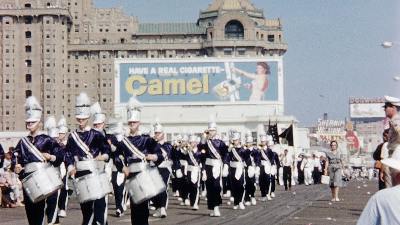 American Legion in 1950s Atlantic City - HD Home Movies