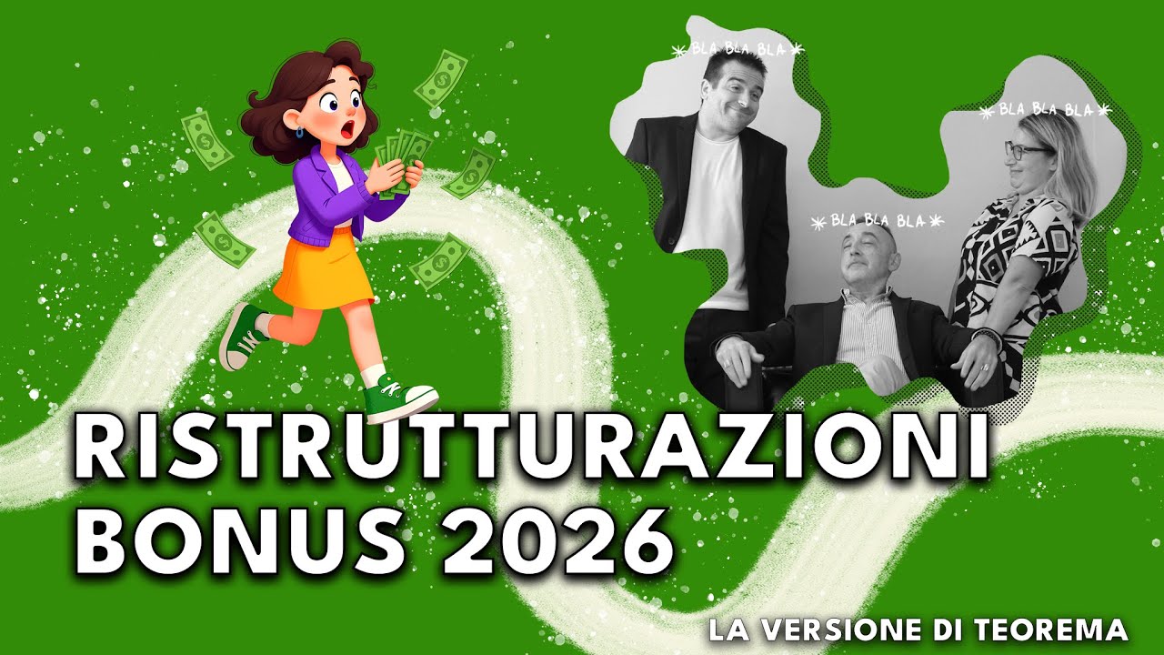 Bonus 2026 RISTRUTTURAZIONI Novità per la Casa