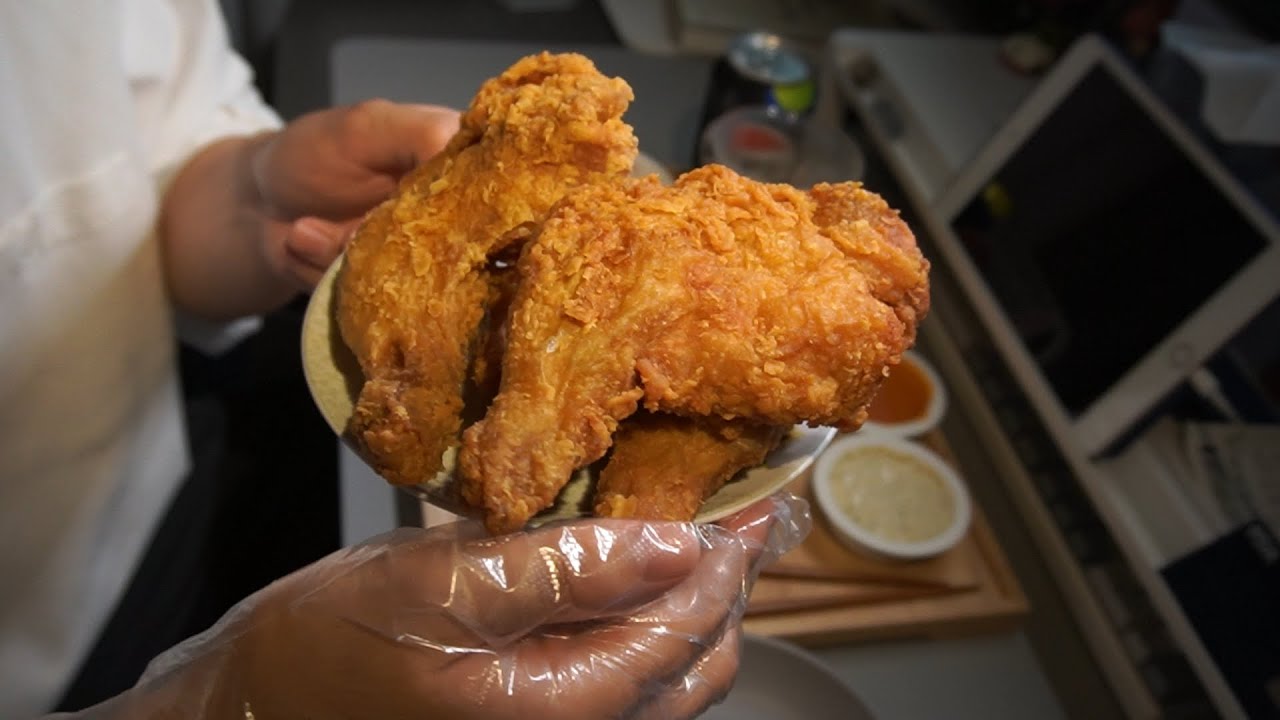 한번 뜯으면 멈출 수 없는 맘스터치 🍗 통다리 치킨 먹방 | Big Crispy Chicken | Mukbang | ASMR