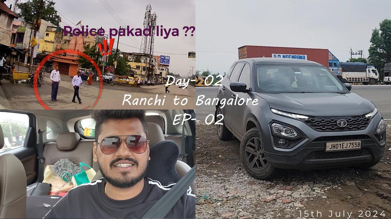 Ranchi to Bangalore road trip | #EP- 02 | Day-02 Raipur to Hyderabad #vlogs