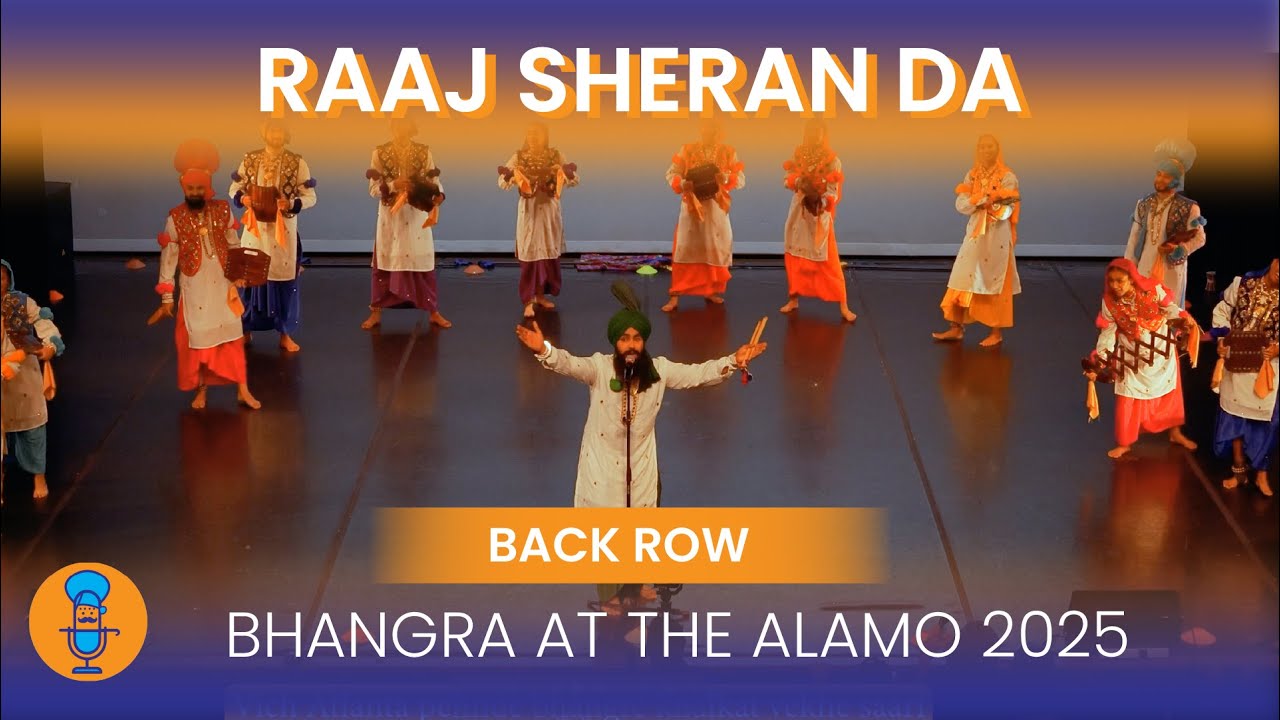 Raaj Sheran Da | Bhangra at the Alamo 2025 | Back Row 4K