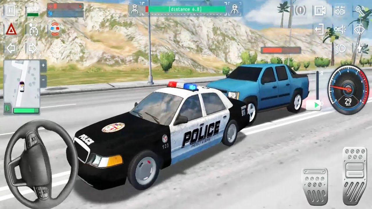 Police Chasing Cars #4 – VIP Protocol & Targeting Cars Speed | Android Gameplay