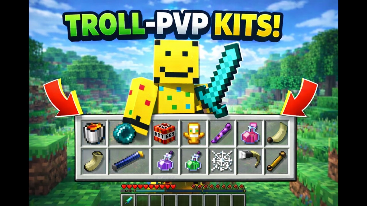 Trolling people with the most STUPID pvp kits!