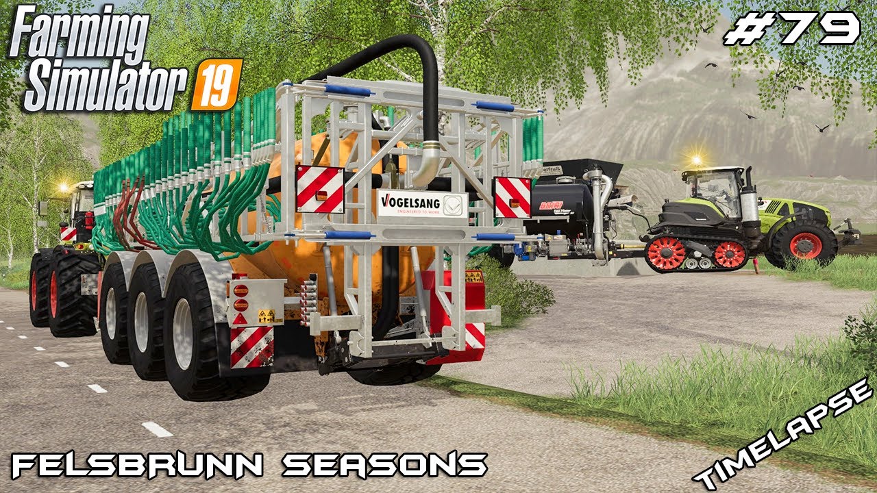 Spring feeding & spreading slurry | Animals on Felsbrunn Seasons | Farming Simulator 19 | Episode 79
