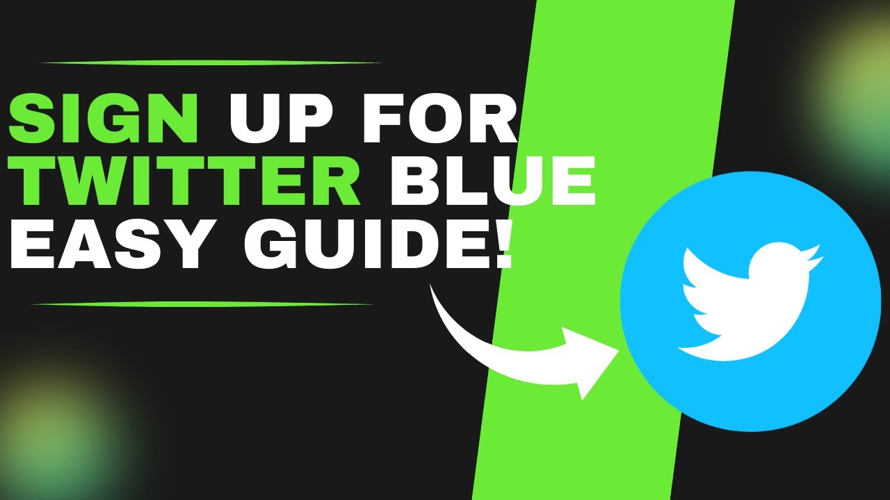 NEW*How to Sign Up for Twitter Blue Subscription - Quick Guide