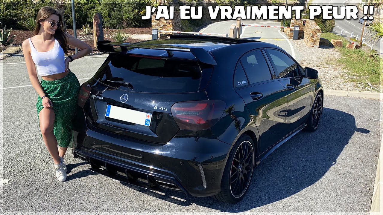 Elle POUSSE MA A45 AMG DE 400 CHEVAUX A FOND !! 😈🔥
