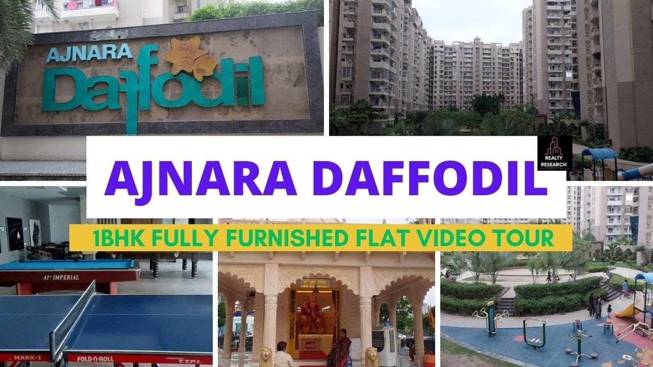 #Ajnara Daffodil #1Bhk Furnished Flat #ready to move flat #bestproperty #9811624291