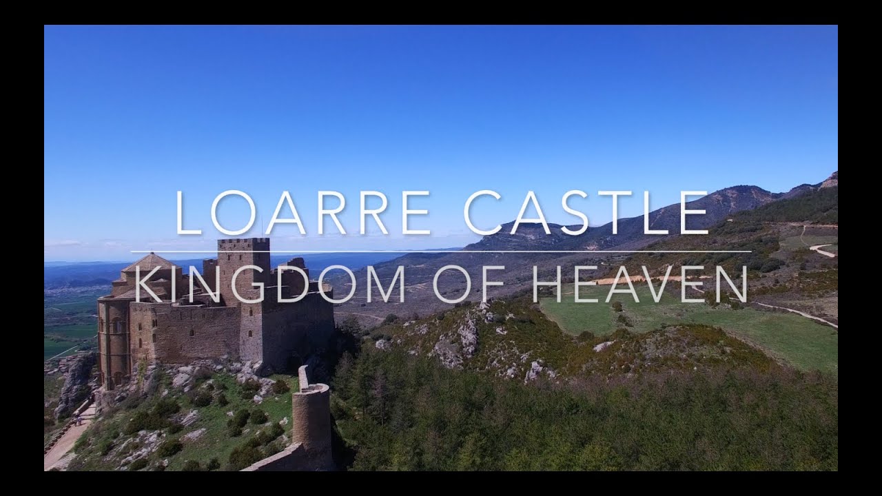 Drone over  Loarre Castle  Kingdom of Heaven/Dron sobre el Castillo de Loarre Reino de los Cielos