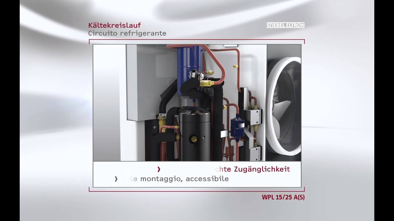 STIEBEL ELTRON pompa di calore Aria|Acqua Inverter WPL 15/25 AS
