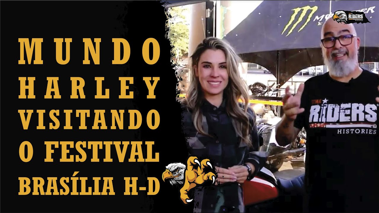 Mundo Harley visitando o Festival da Brasília HD que rola paralelo ao Brasília Capital Moto Week