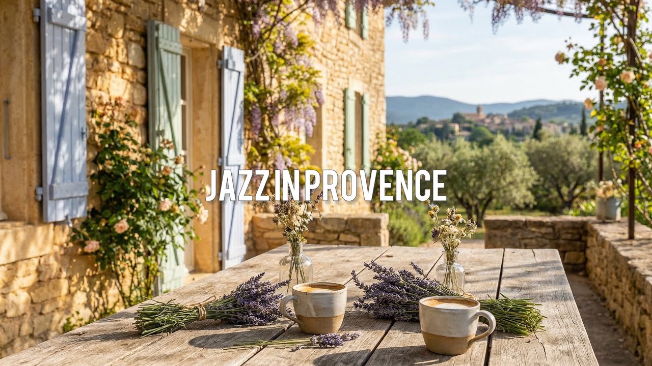 Cozy morning jazz in Provence 