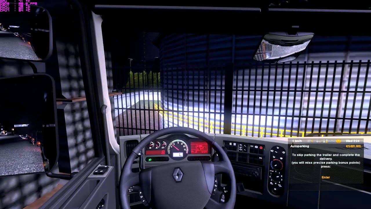 ETS 2 parking skill