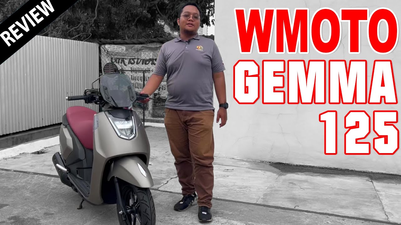 Skuter Terbaru WMoto GEMMA 125 | Malaysia Review