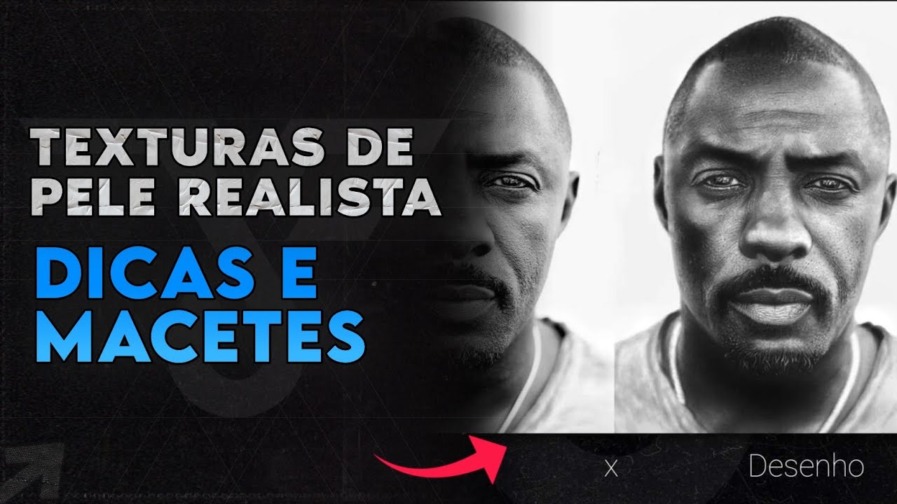 Dicas Básicas para Desenhar Texturas de Pele no Desenho Realista a Grafite