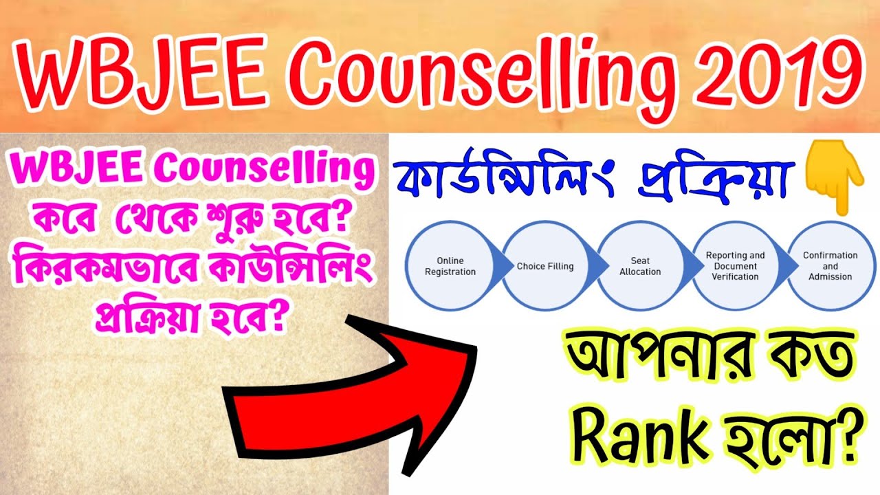 WBJEE Counselling DATE 2019 । WBJEE Online Counselling Date & Procedure 2019