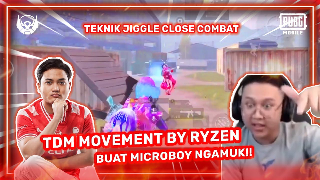 CARA JIGGLE DAN MOVEMENT RYZEN DI TDM!! BY1 LAWAN MICROBOY | PUBG MOBILE | RYZEN GAMING