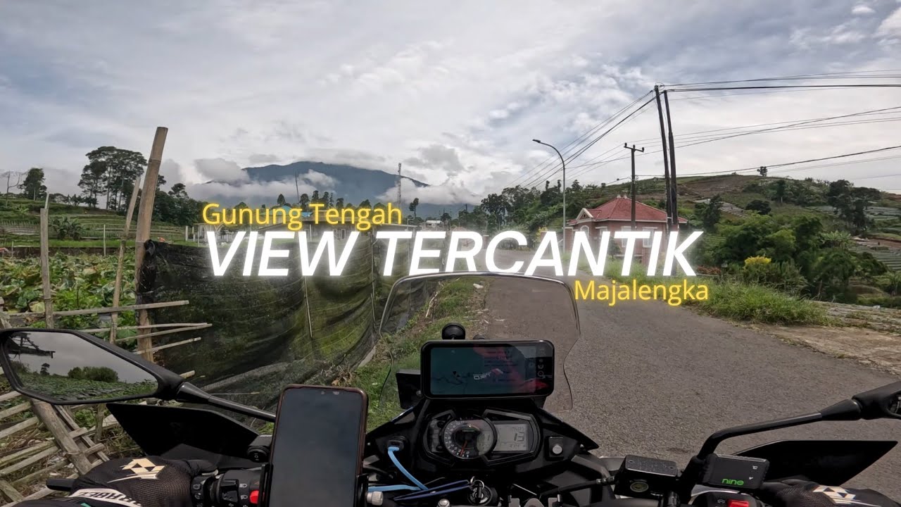 VIEW TERCANTIK GUNUNG TENGAH MAJALENGKA‼️ Perjalana Menuju RM Gunung Tengah. part-2. Versys-X 250