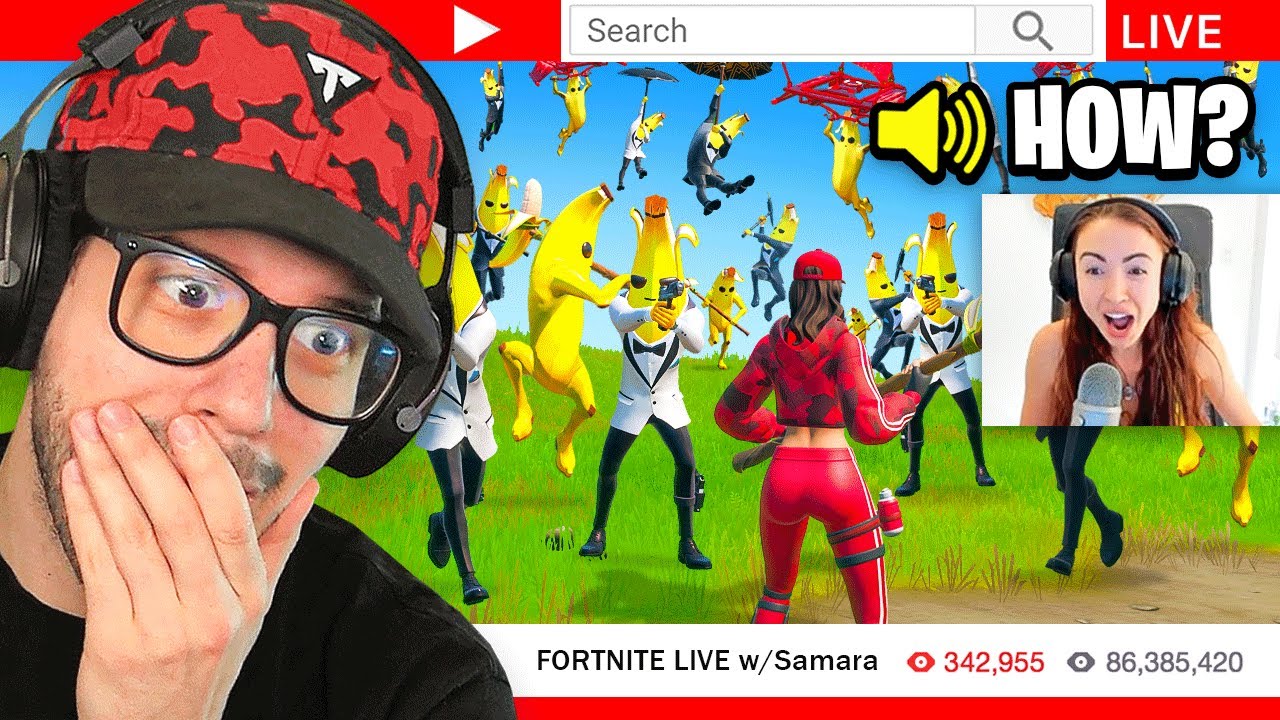 I Stream Sniped My Girlfriend With a PEELY ARMY! (Fortnite)
